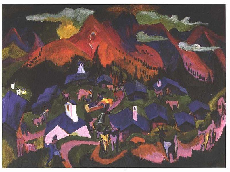 Ernst Ludwig Kirchner Return of the animals France oil painting art